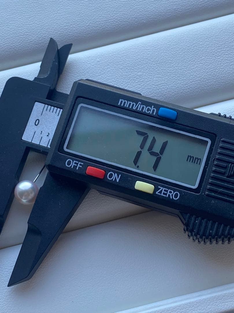 2012 Pt900❣️あこや真珠7-7.5mm ピアス Aly手作 - メルカリ