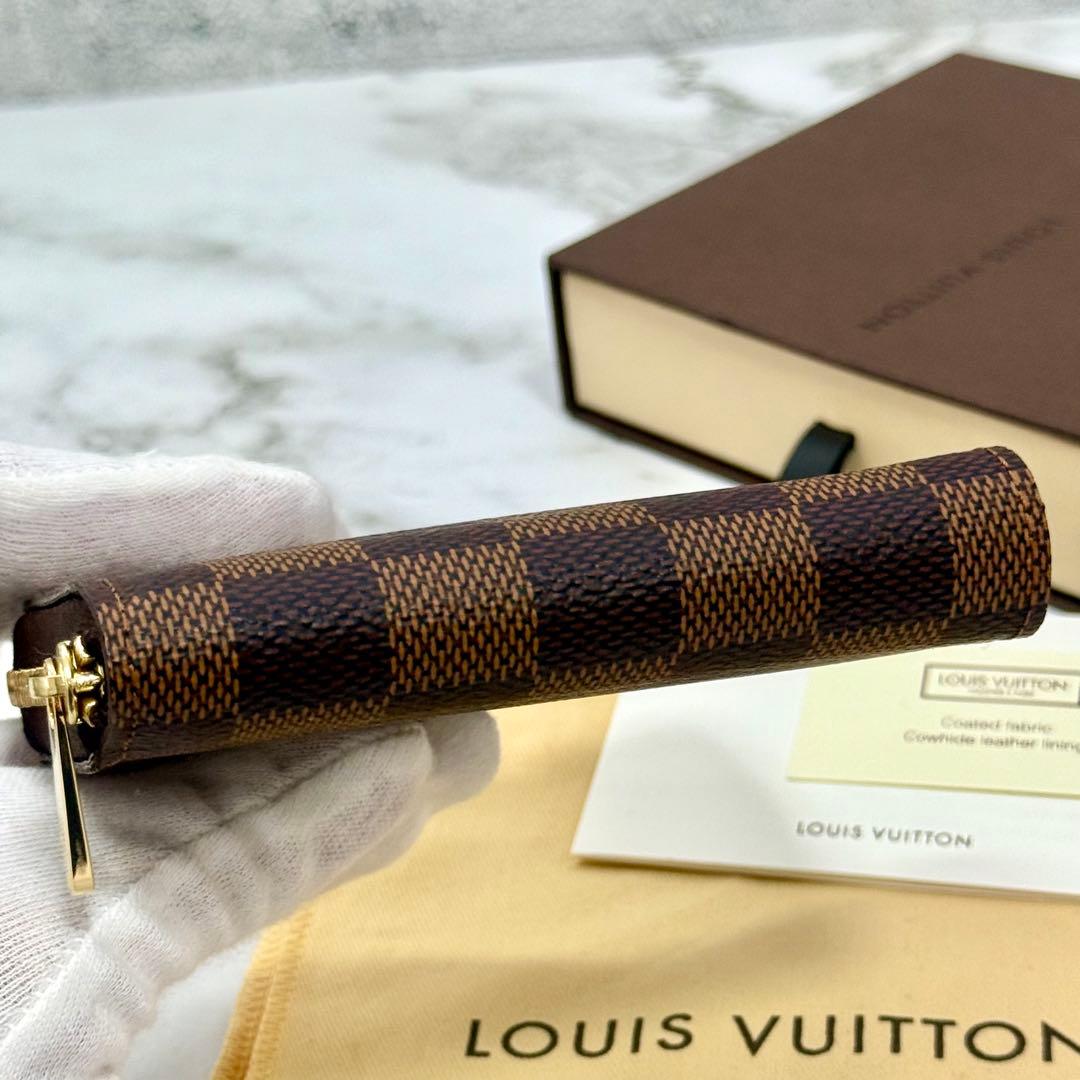 【新品同様】LOUIS VUITTON ヴィトン ダミエ パース 小銭入れ
