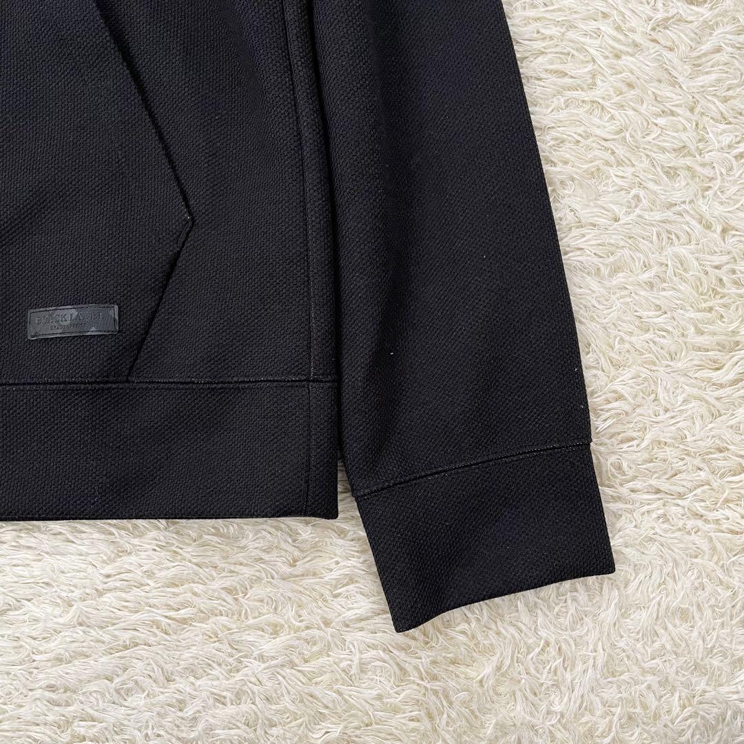 ブラックレーベルクレストブリッジ パーカー フルジップ チェック 黒 Mサイズ