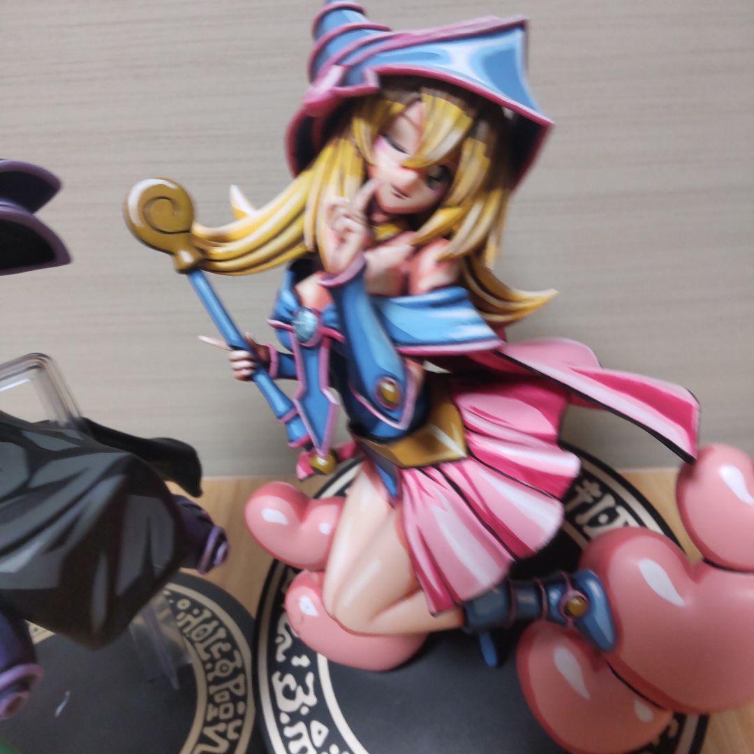 ブラックマジシャン ブラックマジシャンズガール 遊戯王リペイントフィギュアセット