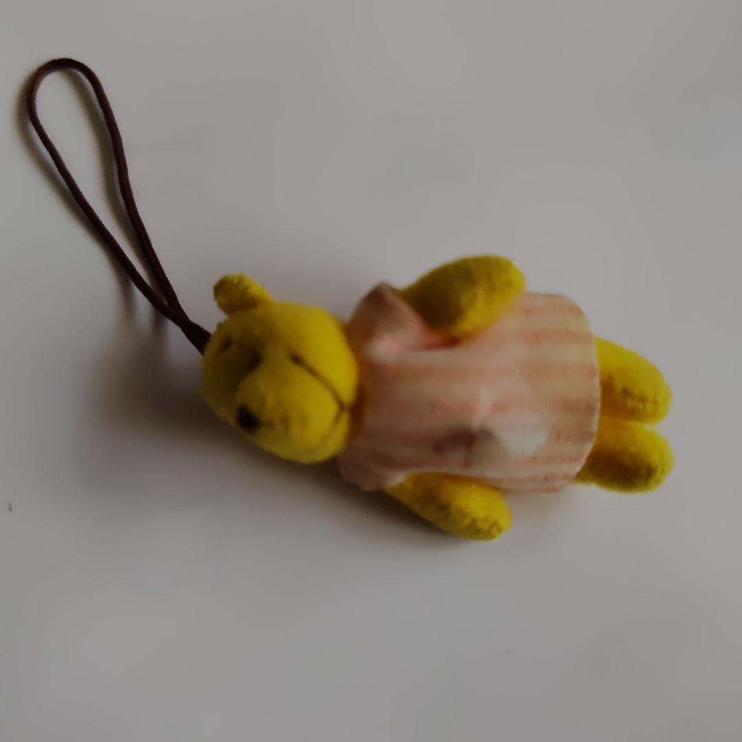 プーさん着ぐるみ ヒョウ柄ヘアゴム　マスコット　希少