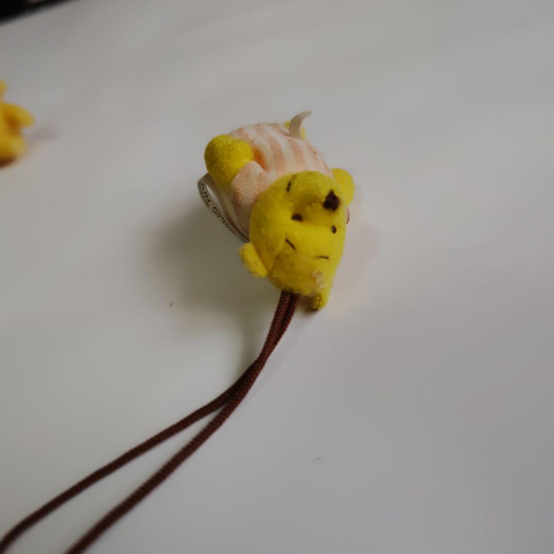 プーさん着ぐるみ ヒョウ柄ヘアゴム　マスコット　希少