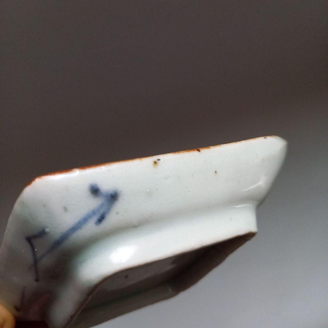 古伊万里　小皿　手塩皿　コンニャク印判　江戸骨董