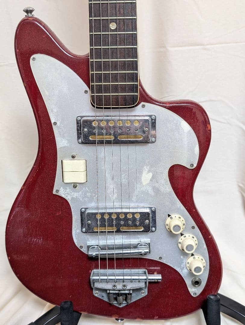 ビンテージ テスコ エレキギター 動作良好 ゴールドフォイル とても