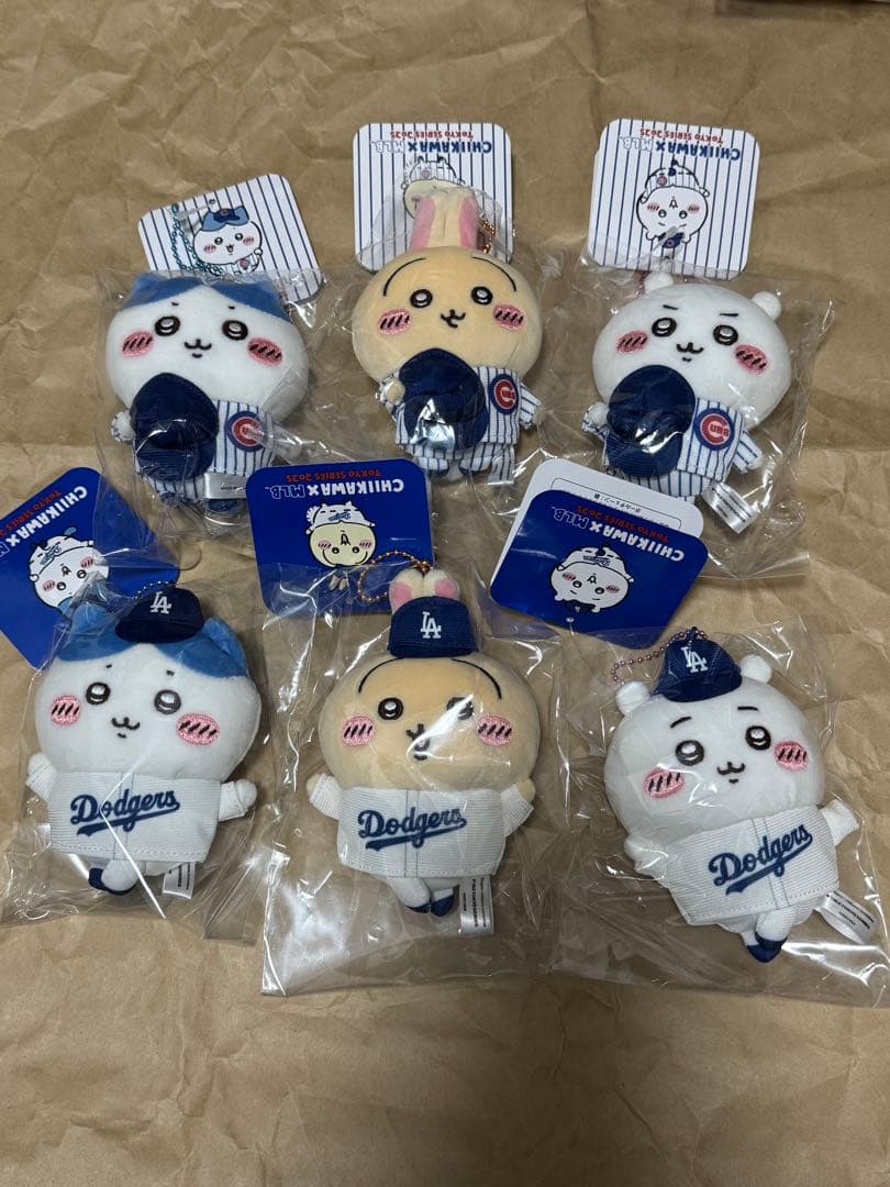 ちいかわ MLB TOKYO SERIES 2025 マスコット6点セット