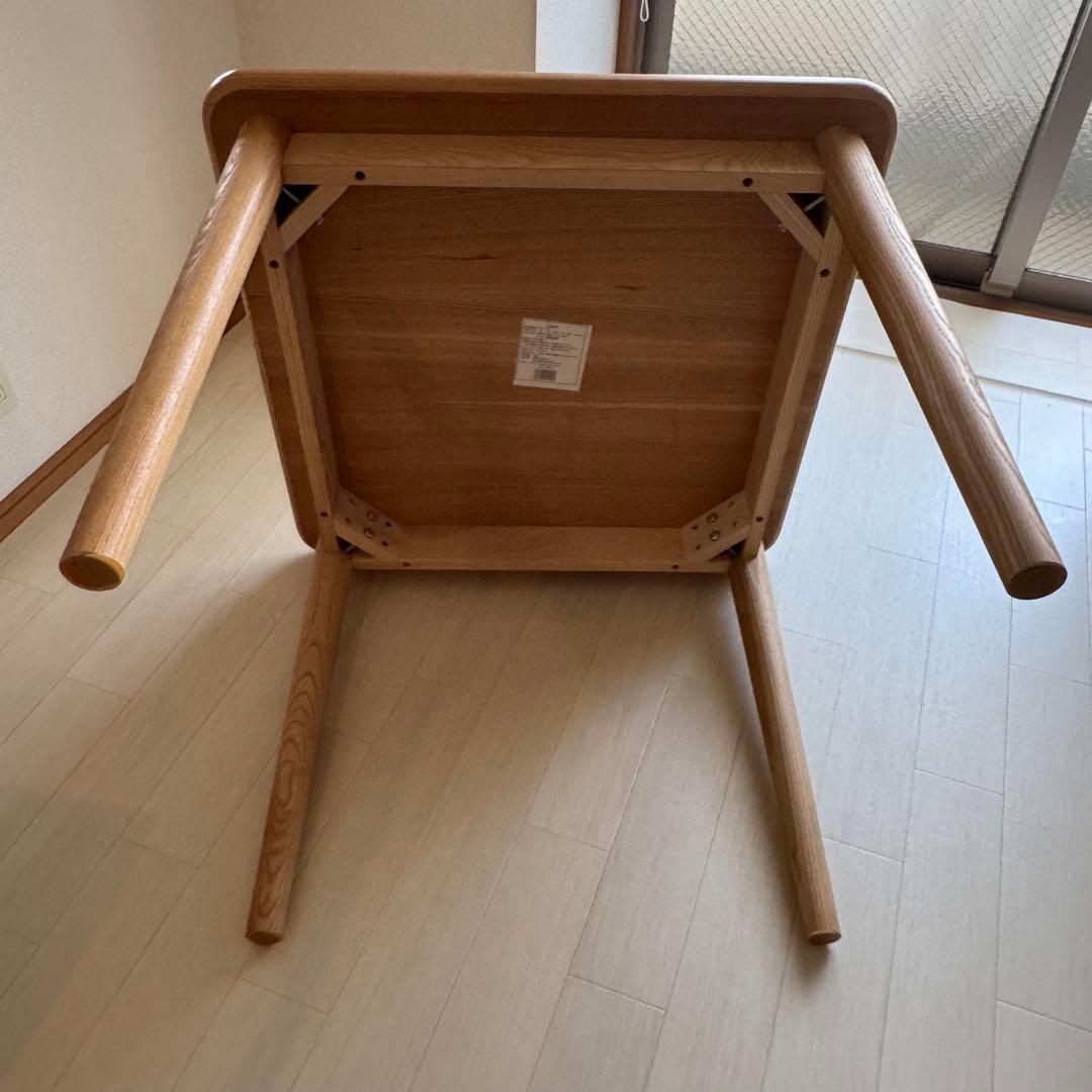 定価49580円　北欧風　天然木 ダイニング3点セット