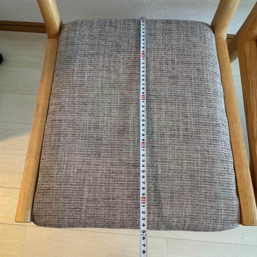 定価49580円　北欧風　天然木 ダイニング3点セット