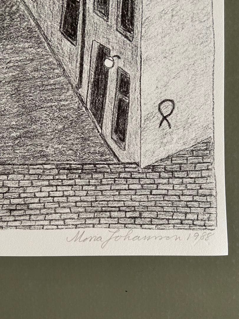 モナ・ヨハンソン Mona Johansson オリジナル リトグラフ　アート