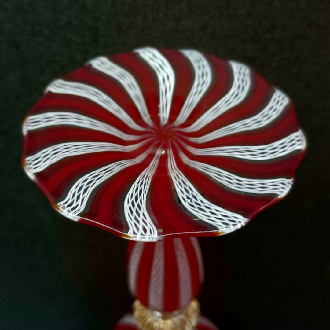 MURANO La Fenice ムラノ 金彩 レース ゴブレット グラス - メルカリ