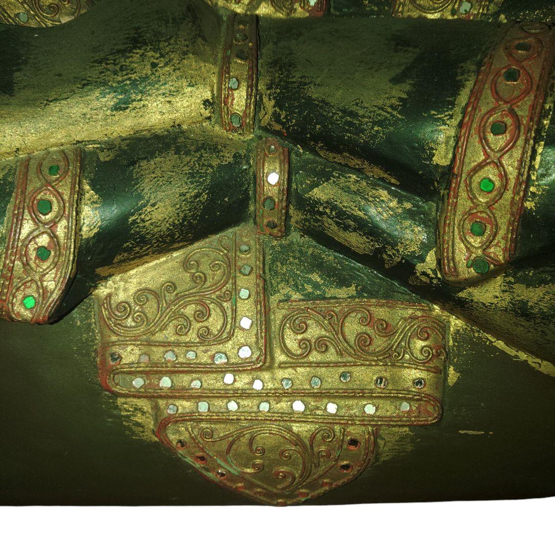 タイ仏教 木造仏像 高さ66cm アンティーク