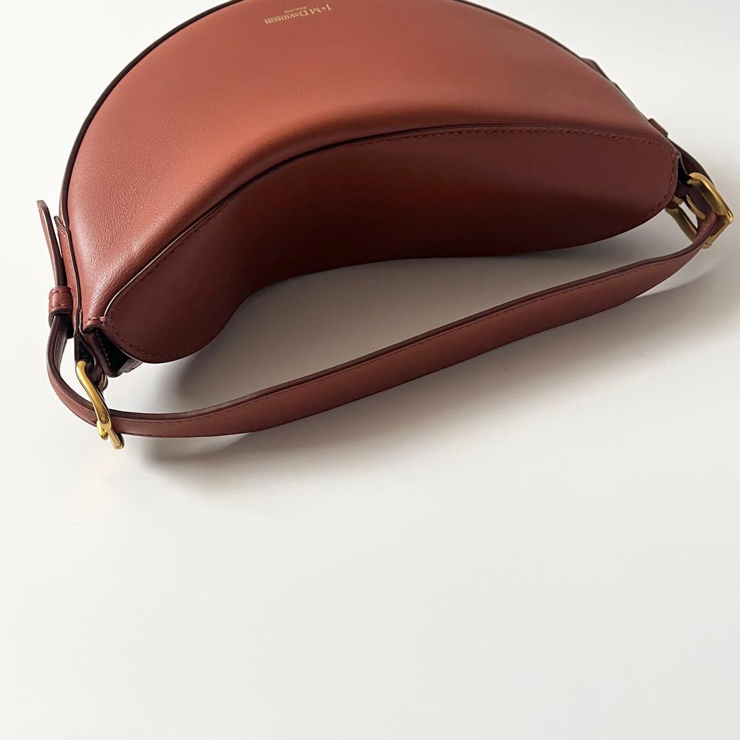 J&M DAVIDSON　2way　ゴンドラ　ショルダーバッグ　レザー　ブラウン
