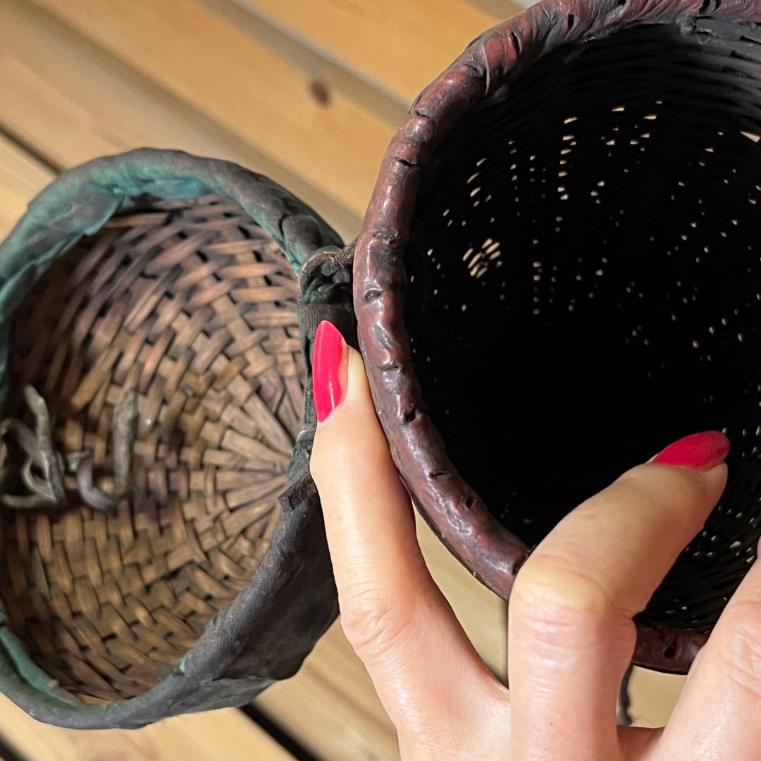 ブータン工芸の遺産的骨董矢筒 狩猟用/競技用 弓道 道具