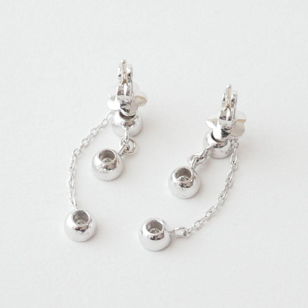 希少【ポンテヴェキオ】K18WG ダイヤモンド　0.60ct 2way ピアス