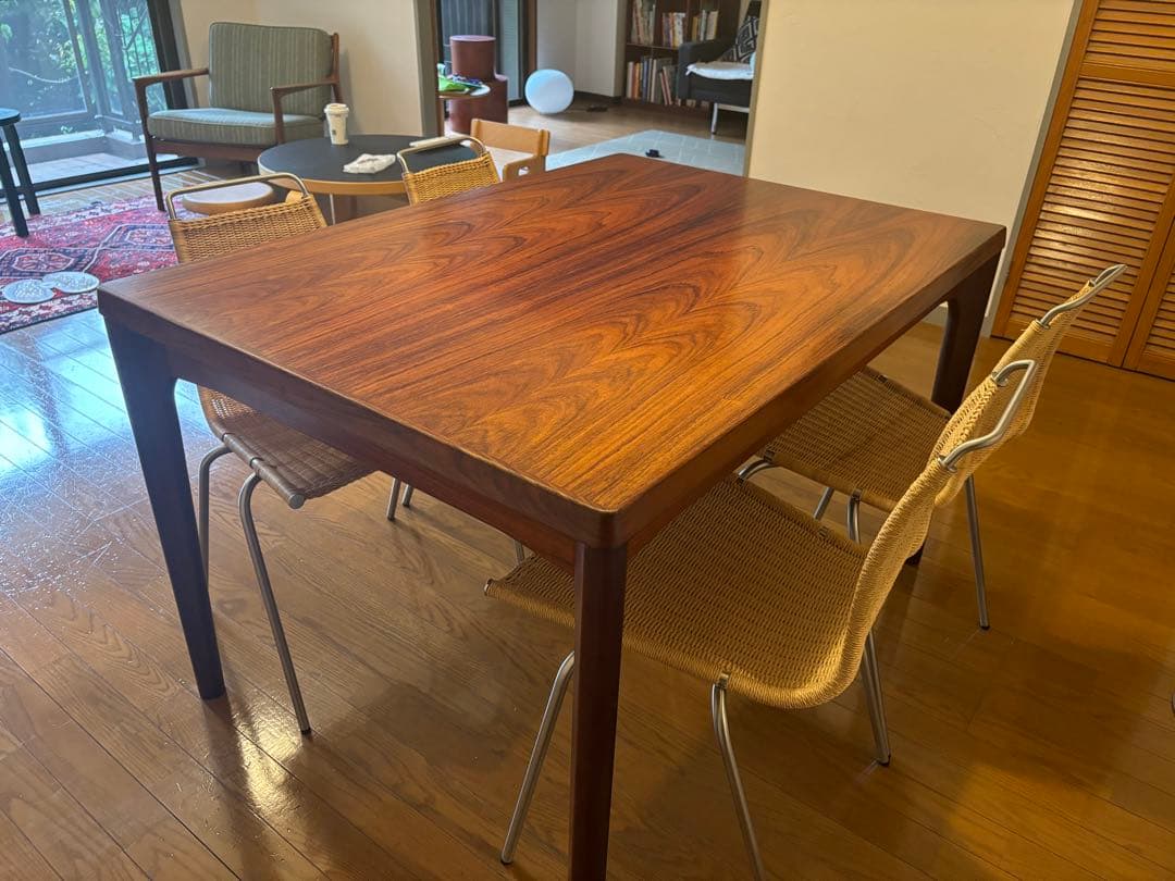 中目黒HIKE購入 ビンテージ エクステンションダイニングテーブル ローズウッド