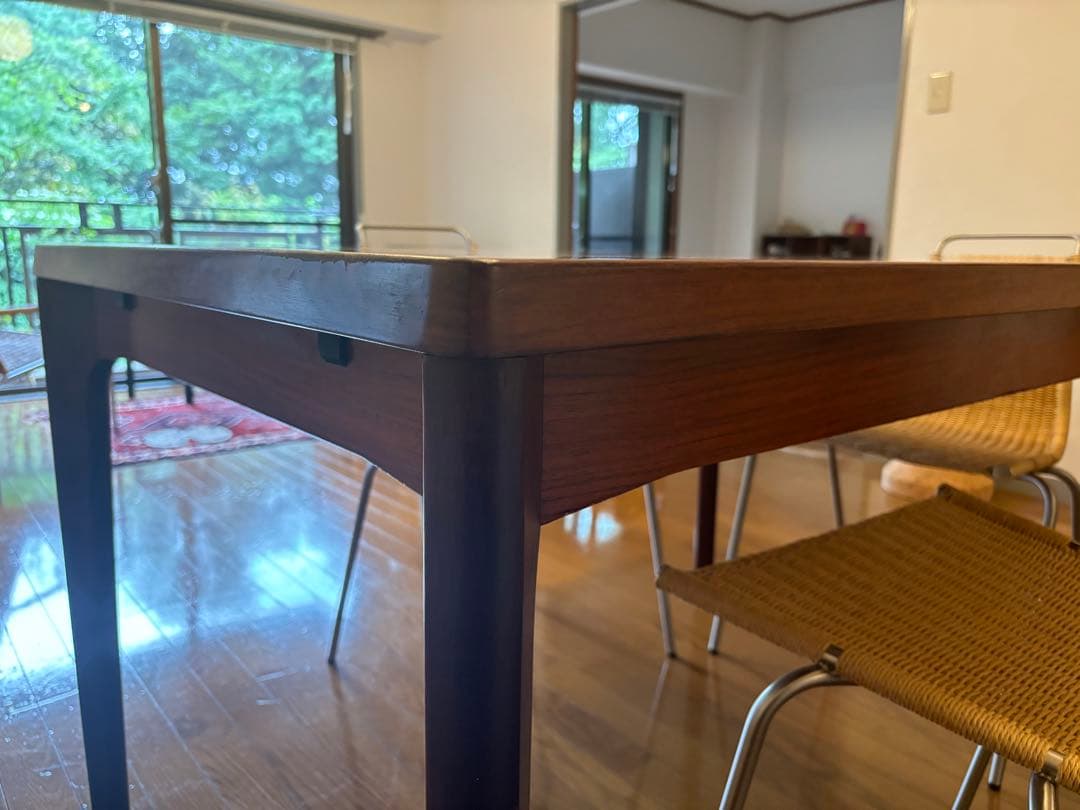 中目黒HIKE購入 ビンテージ エクステンションダイニングテーブル ローズウッド