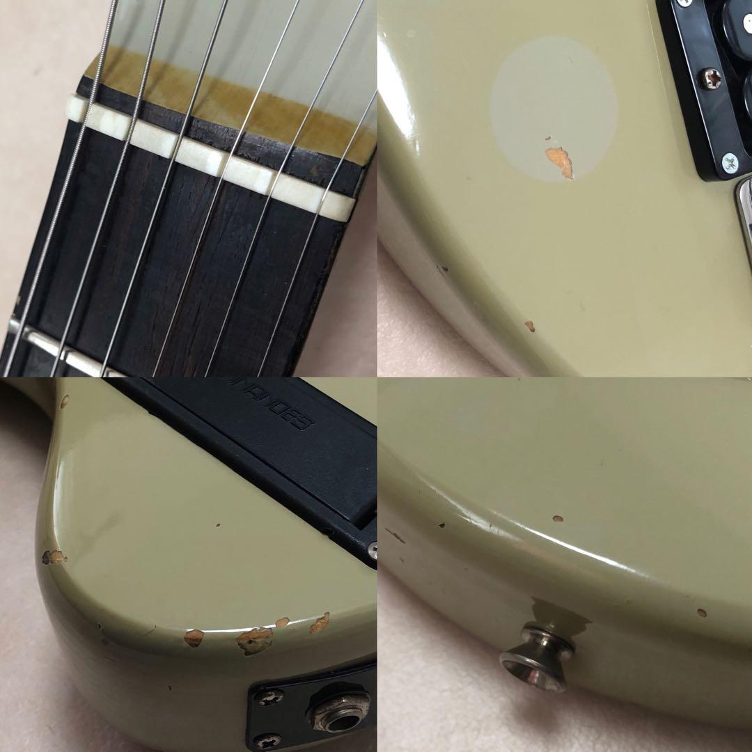 最終値下！！ZO-3 グレー アンプ内蔵ミニギター ヘッドフォン端子付き！！