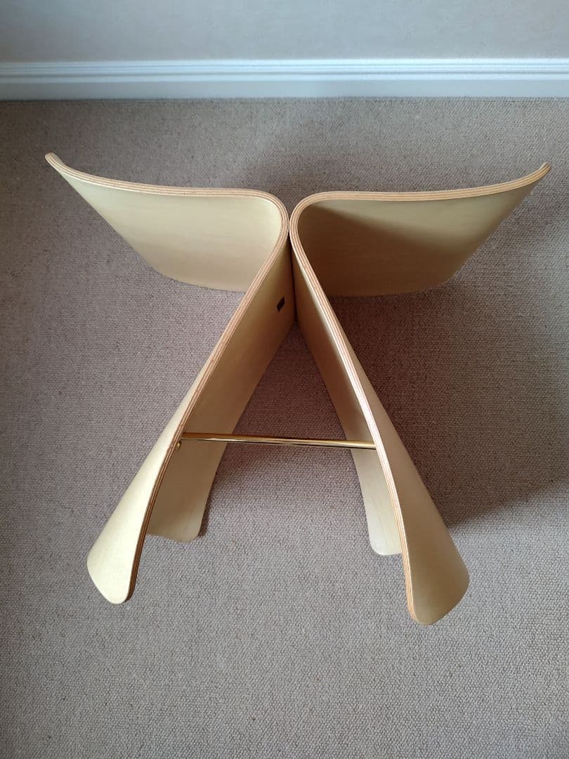 バタフライスツール メイプル 専用クッション付き 天童木工 柳宗理