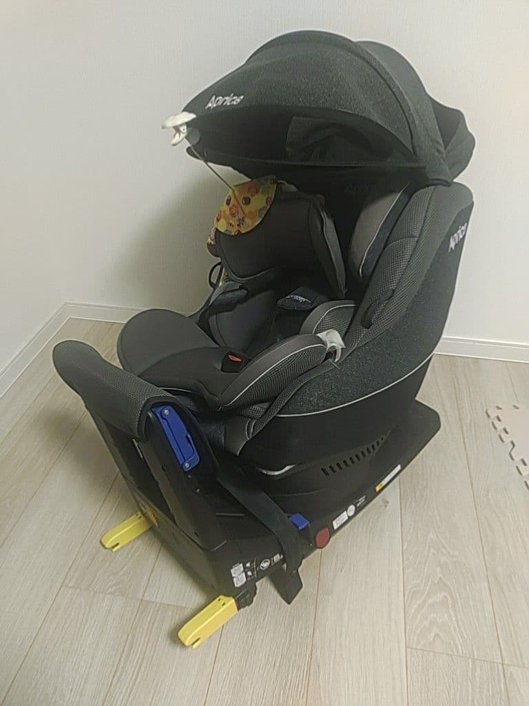 Aprica クルリラ 回転式 ISOFIX 新生児チャイルドシート 欠品あり