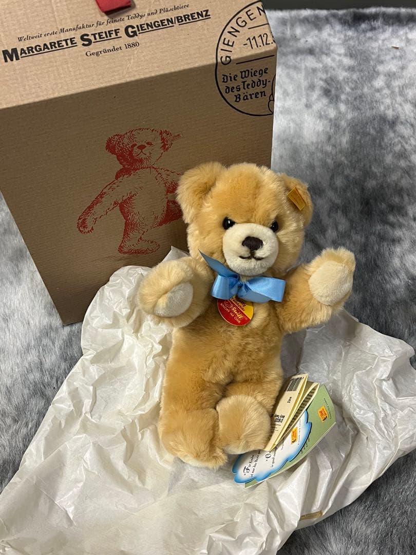 シュタイフ Steiff 019333 テディベア モーリー Molly Plush Toy Steiff Molly Teddy Bear Brown 019333 Stuffed Animal Made