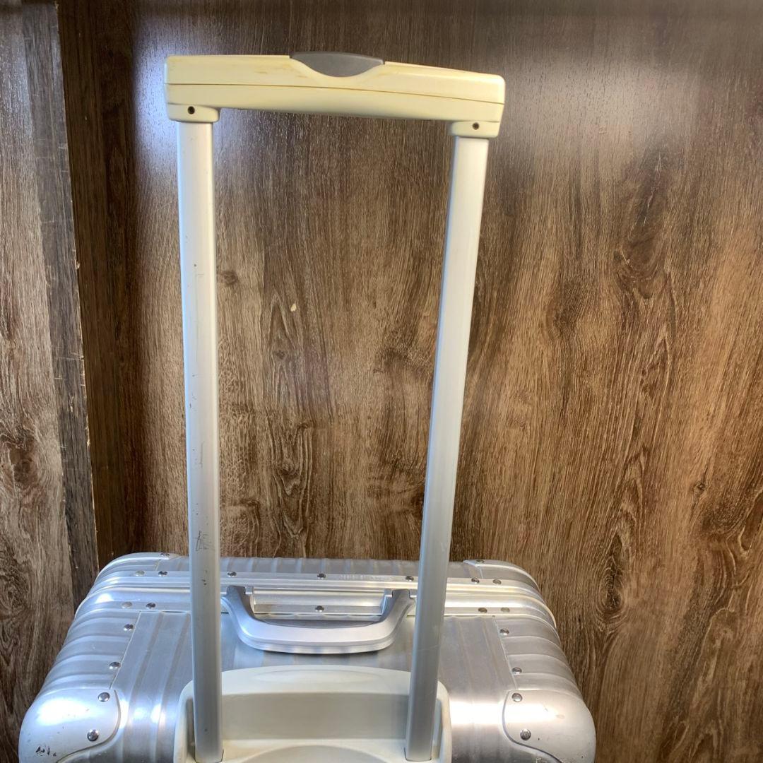 J816 RIMOWA TOPAS スーツケース 廃盤 2輪 青ロゴ リモワ 廃盤 青ロゴ