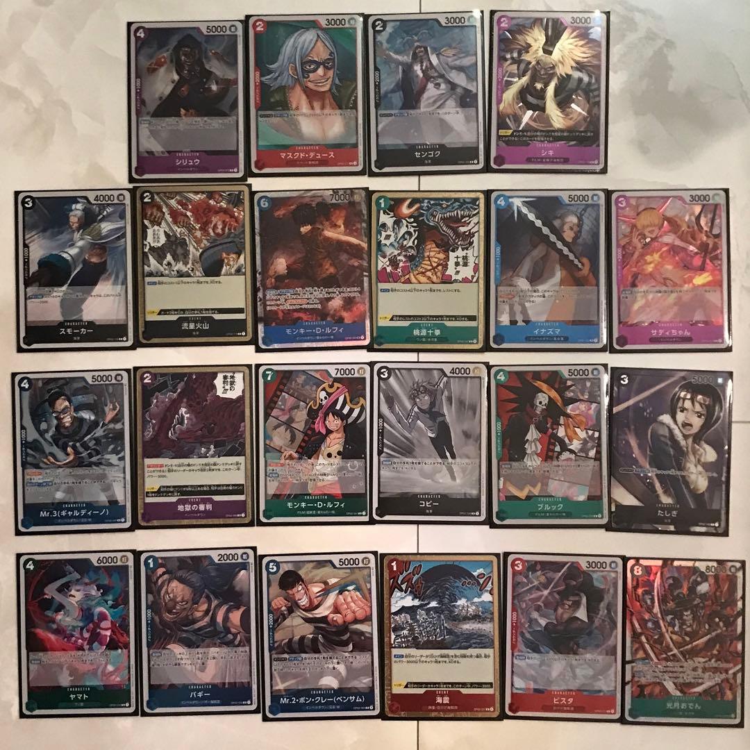 ワンピースカード　エーススーパーレア　その他レアカード　刀スリーブ