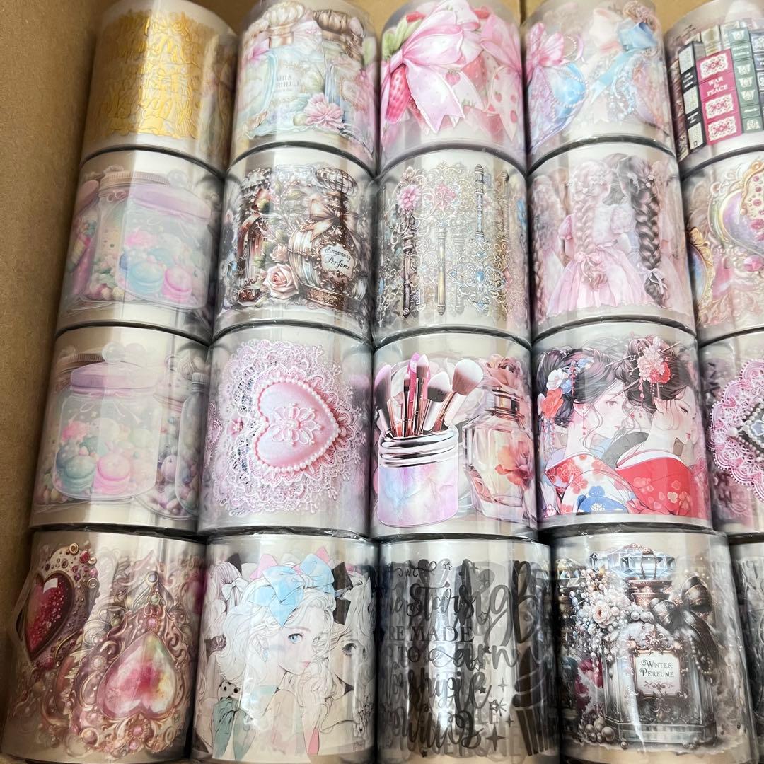 て*ら様 【未使用品】国内作家様 PETテープ まとめ売り　ハル×文具女子さんt