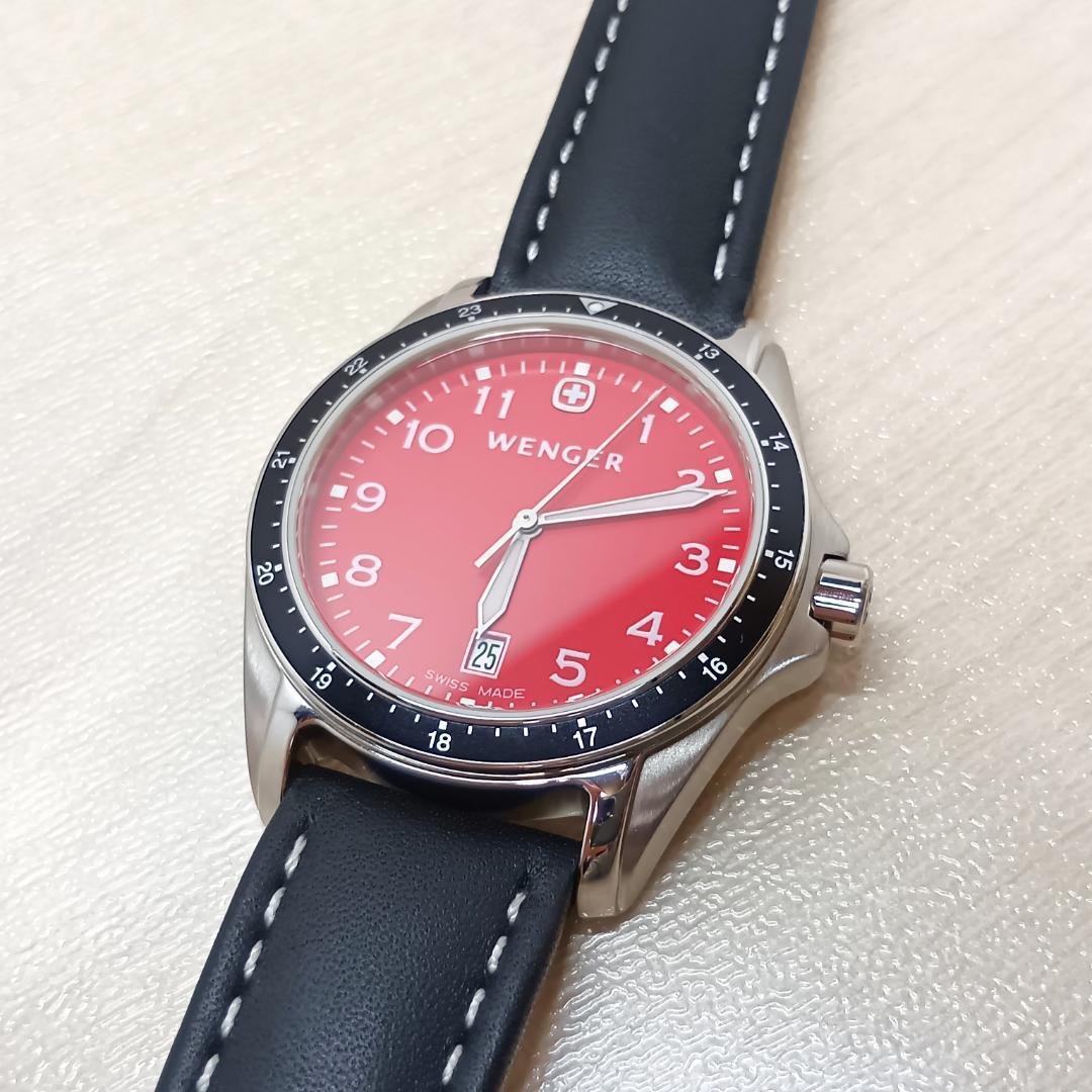希少 限定品 未使用 ウェンガー Wenger 7212X クォーツ メンズ