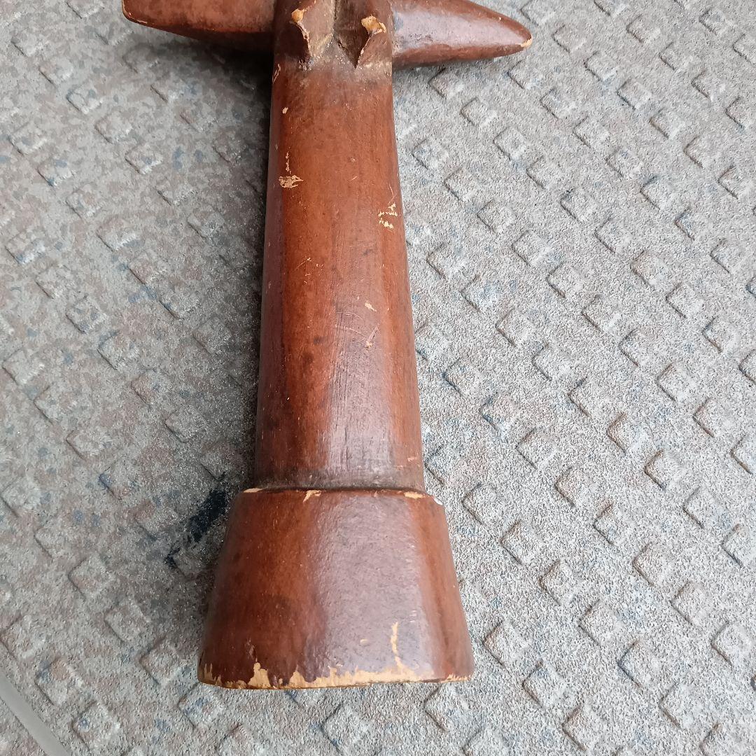 AFRICAN fetish 遺物 呪物・呪具・民間信仰系彫像 木彫 宗教美術 丸太