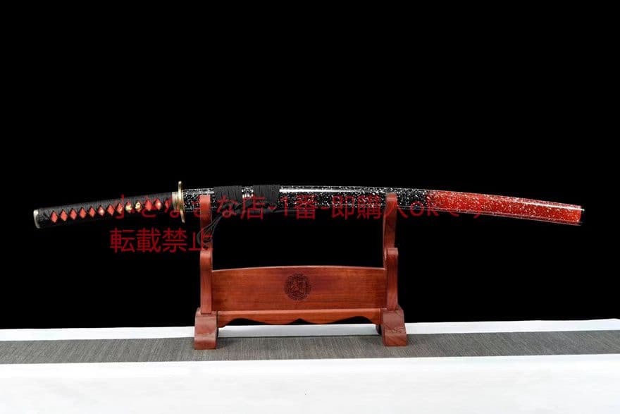 文様鋼武士刀【幽冥狂獅子】 古兵器 武具　刀装具　日本刀　模造刀 居合刀
