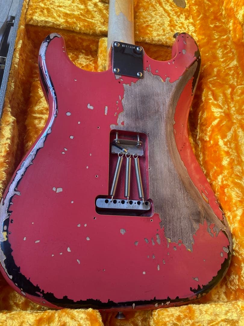 アンティーク フランス シルクスカーフ 鴨の飛翔 森林の湖 蒲の穂 地