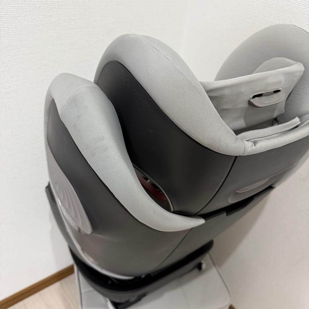美品】cybex サイベックス パラスSフィックス マンハッタングレー