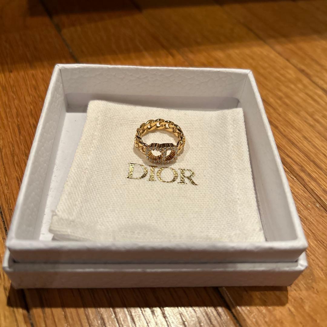 Dior ゴールド チェーンリング