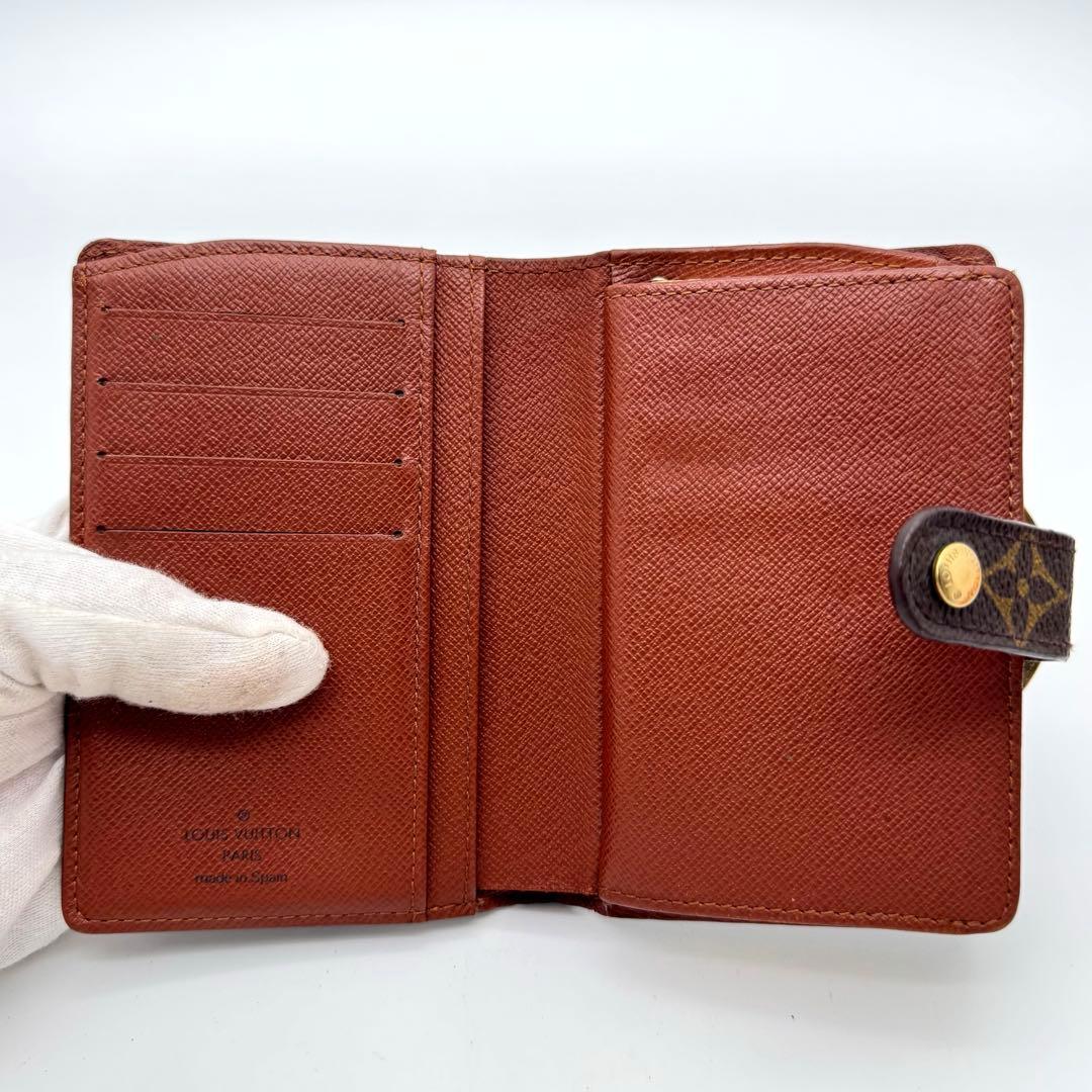 美品✨ルイヴィトン　モノグラム　ヴィエノワ　折り財布　wallet　財布