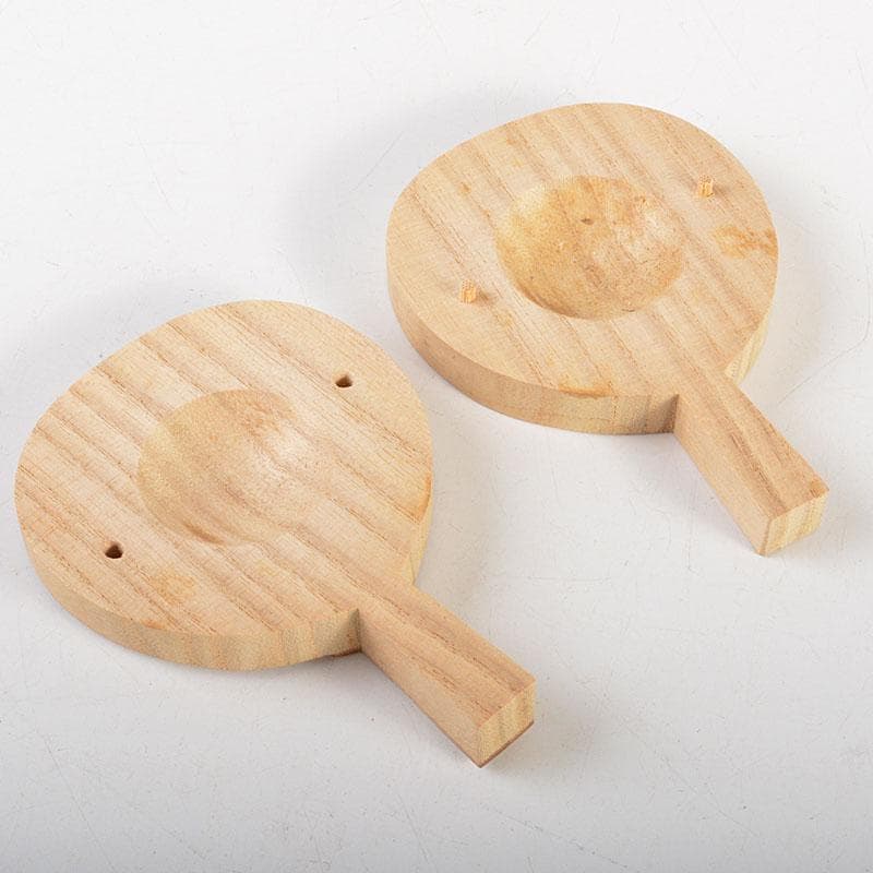 茶道具　道場宗廣造　葦に水　桐団扇香合　共箱　V　6785