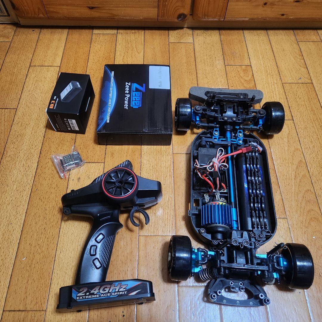 タミヤ ドリフト ラジコン フルセット　　改造　TT01　　ボディなし　tt02