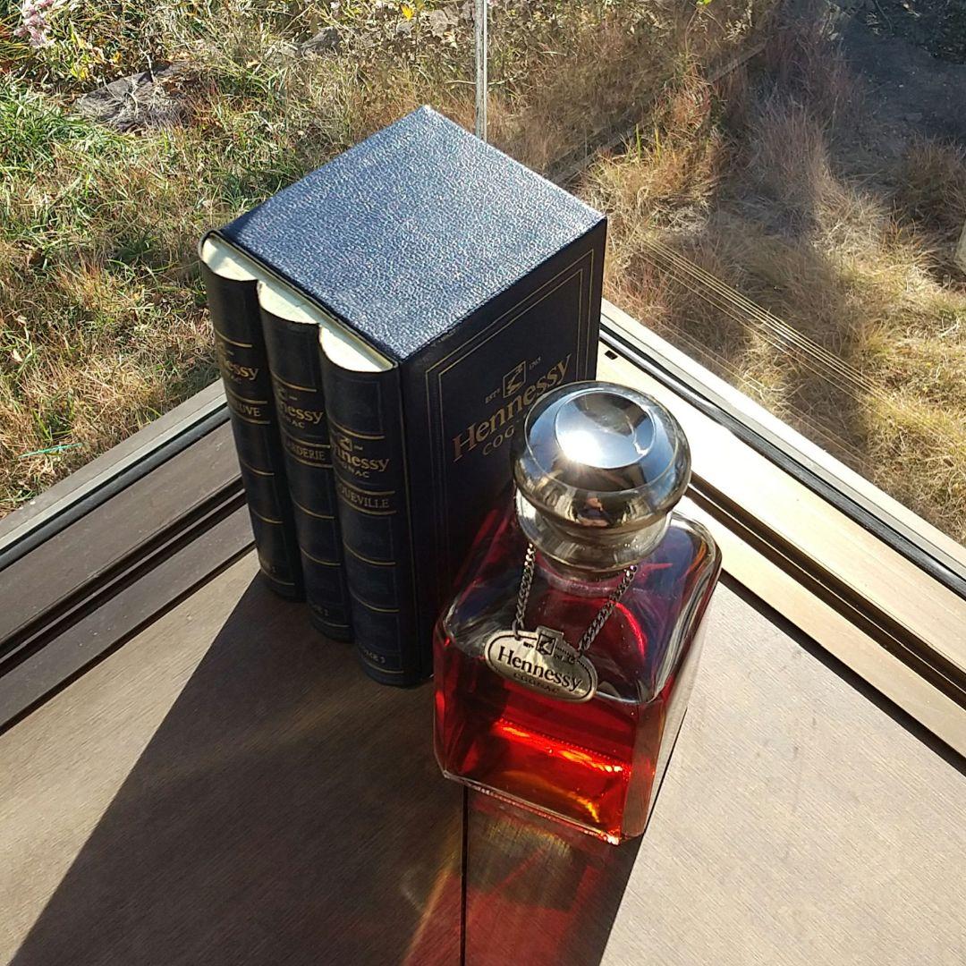 トップ Hennessy〈SILVER TOP☆LIBRARY DECANTER〉未開栓