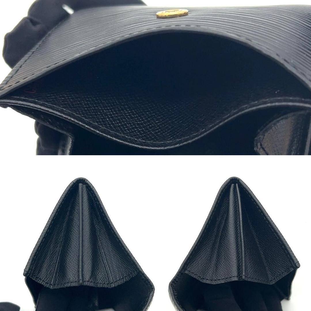 ルイヴィトン エピ ケース ポルトモネサーンプル 黒 ノワール 男女兼用