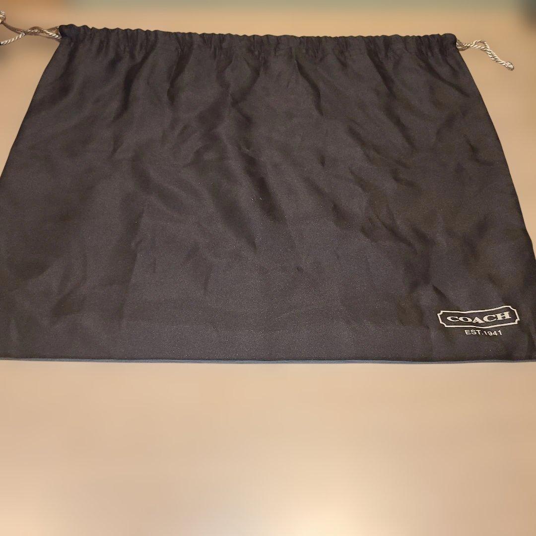 コーチ アクセサリーポーチ ワンショルダーバッグ シグネチャー ターンロック 茶