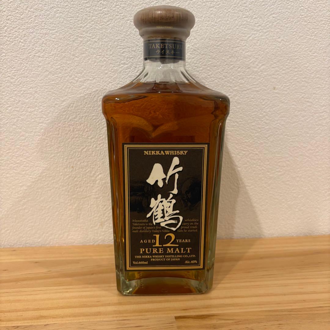 竹鶴12年 竹鶴 ピュアモルト ニッカウイスキー レトロ 旧 660ml ニッカ