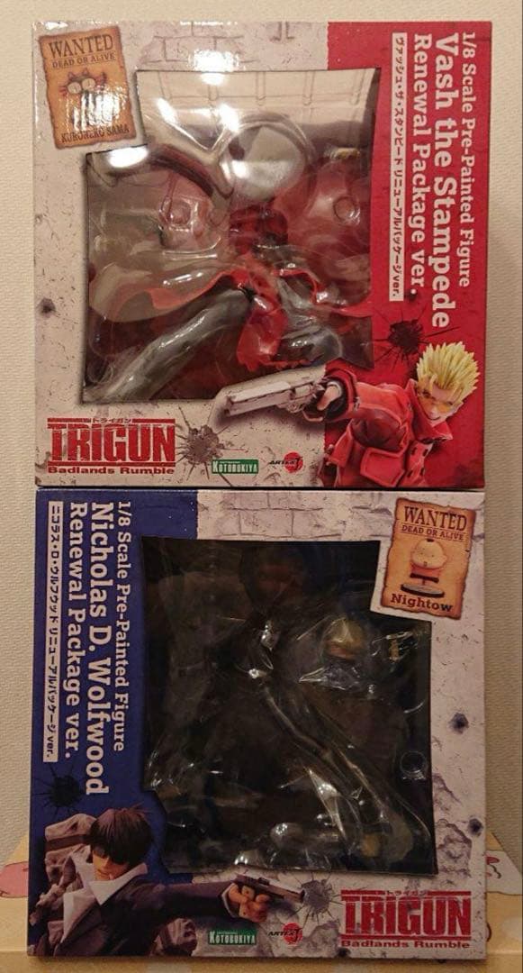 ヴァッシュ・ザ・スタンピード　ニコラス・D・ウルフウッド　コトブキヤ　フィギュア