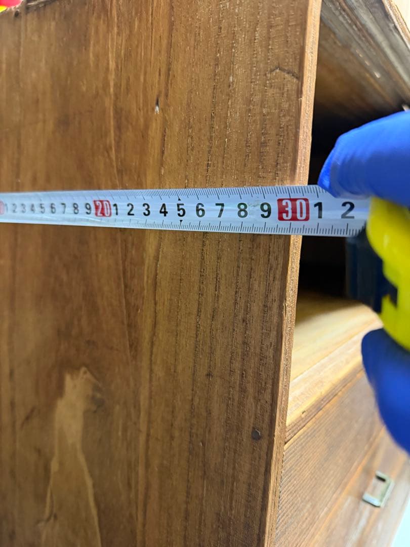 昭和レトロ 茶タンス 水屋箪笥 引き出し付き たのめるメルカリ便