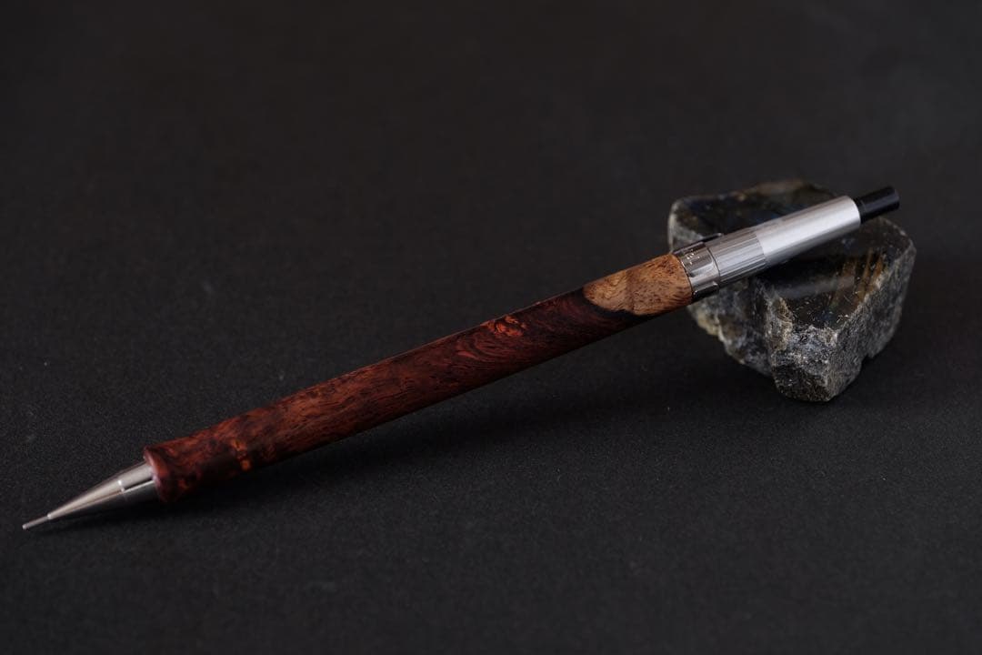 PG5木軸カスタム0038 樹種：ホンジュラスローズ瘤 高村杢工房