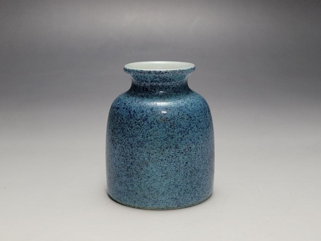 藍釉「同治年製」銘 硯滴 水滴 明清時代 高さ約6.6cm - メルカリ