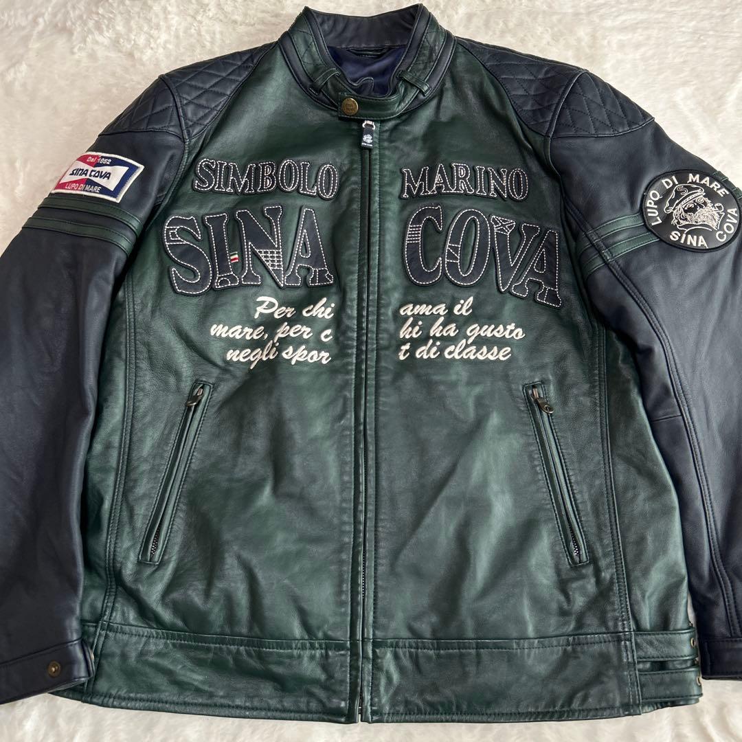 SINA COVA⭐︎L シナコバ レザーライダースジャケット シングル パテット m71924149817_1.jpg?1764378948