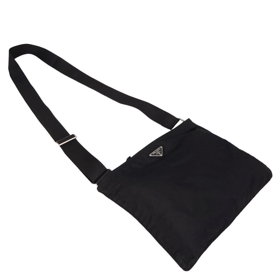 本物良品■プラダ■メッセンジャークロスボディ 三角ロゴ 斜めがけショルダーバッグ