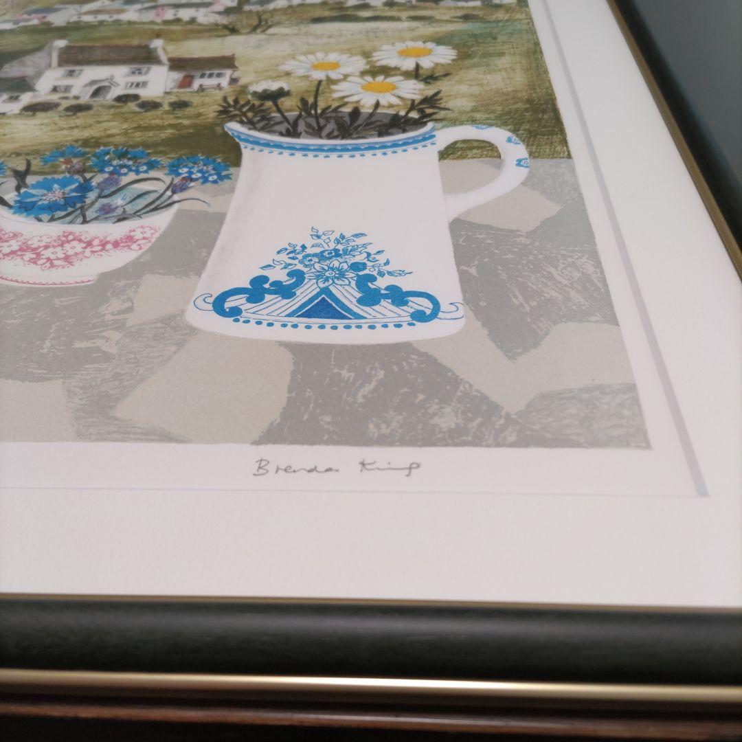 ブレンダ キング リトグラフ【新品】額装☆直筆サイン・エディション有り☆限定版画