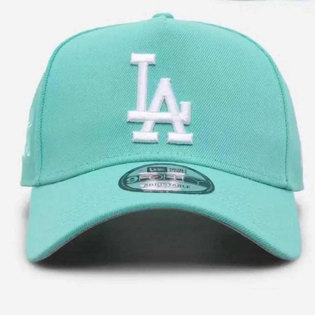 海外限定！ LA ニューエラ キャップ ドジャース ス エメラルドグリーン