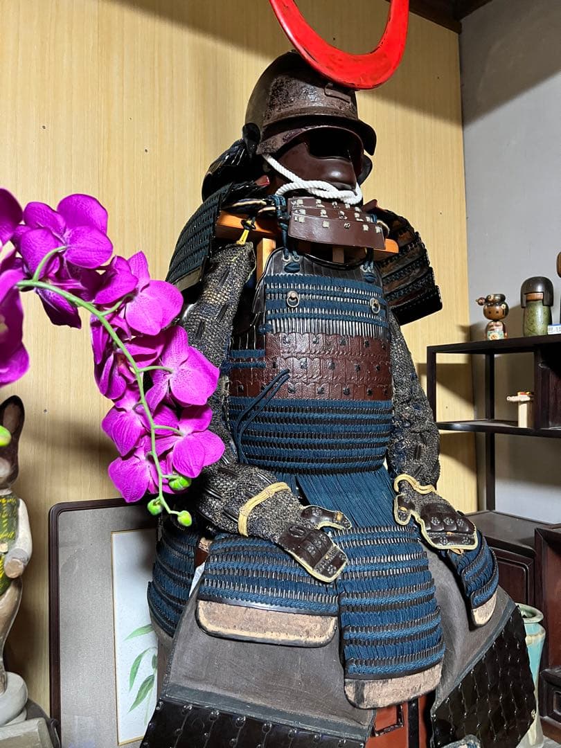 加賀 兜 江戸時代 武具 甲冑 等身大 忍び 江戸期 本歌 鉄地 胴