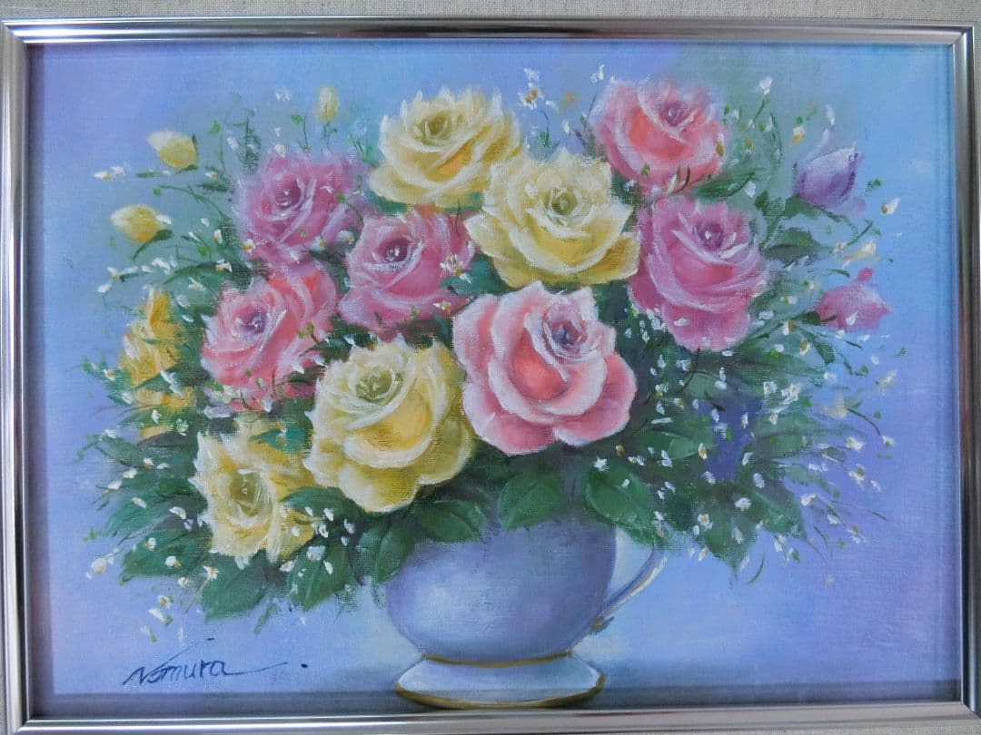 【ART】野村正昭真筆(薔薇)4号 Sale【ART】野村正昭真筆(薔薇)4号 【公式通販】
