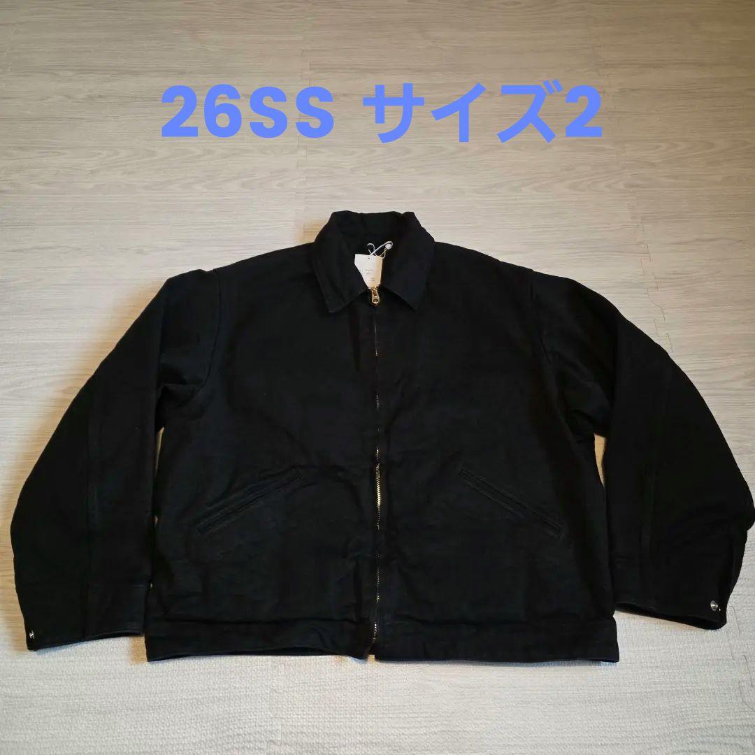 COMOLI 26SS black denim zip short jacket - メルカリ